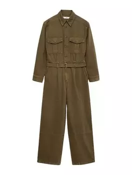 Комбинезон MANGO SIDNEY, оливковый