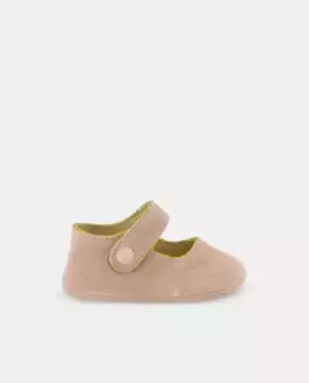 Комбинезон Мэри Джейн для девочки из замши Coconut El Corte Ingls, цвет 220 Rosa Palo