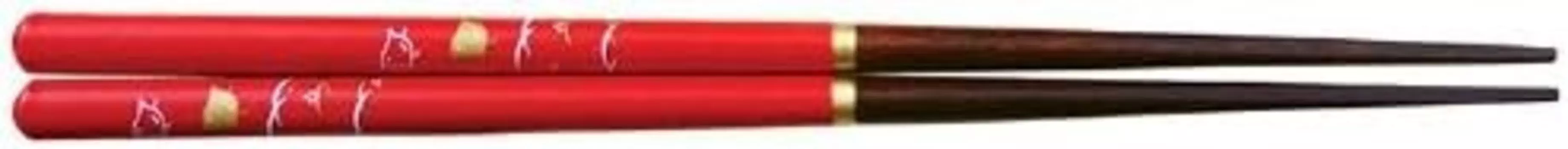 Комбинезон Maruj Палочки для еды 21см Волна «гусиные лапки» Красный Marujyu