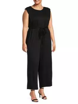 Комбинезон Max Studio плюс без рукавов, черный