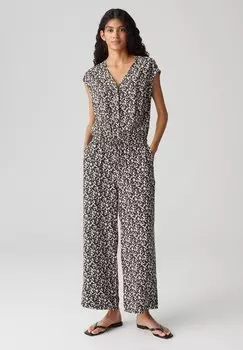 Комбинезон MID RISE CROPPED WIDE FIT PRINT OPUS, коричневый