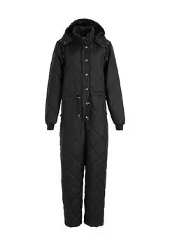 Комбинезон Mina великолепного стеганого дизайна weather report, черный