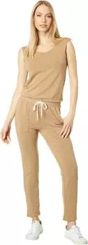 Комбинезон MONROW Supersoft Jumpsuit with Patch Pockets, цвет Latte