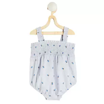 Комбинезон на бретелях H&amp;M Smocked Suit, голубой