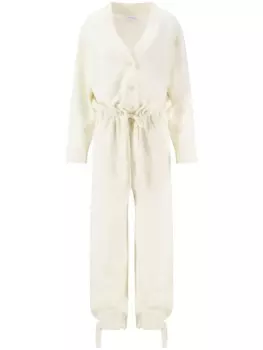 Комбинезон на пуговицах Laneus, белый