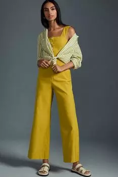 Комбинезон на пуговицах Portside от Maeve, цвет chartreuse