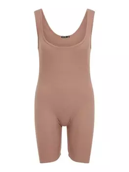 Комбинезон Nasty Gal Petite, светло-коричневый