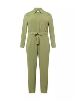 Комбинезон ONLY Carmakoma Jumpsuit METTA, оливковый