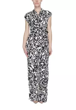 Комбинезон ONLY с абстрактным принтом, черный