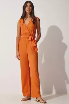 Комбинезон - Оранжевый - Классический крой Happiness stanbul, оранжевый