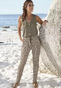 Комбинезон OVERALL Buffalo, цвет khaki/sand bedruckt