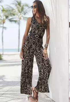 Комбинезон OVERALL LASCANA, черный