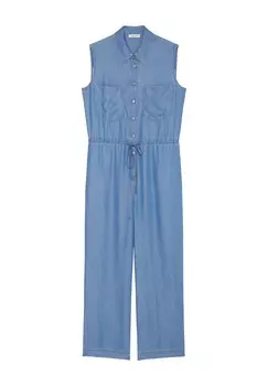 Комбинезон OVERALL STYLE CROPPED DRAWSTRING AT WAIST Marc O'Polo, синий деним
