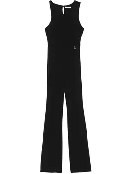 Комбинезон Patrizia Pepe с асимметричным вырезом, черный