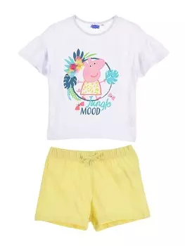 Комбинезон Peppa Pig 2tlg. Outfit: Sommer-Set T-Shirt und Shorts, желтый