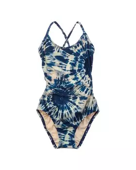 Комбинезон PilyQ Ayah с вырезом, синий