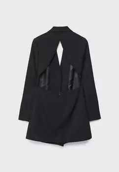 Комбинезон PLAY WITH A LOW-CUT BACK Stradivarius, черный