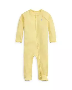 Комбинезон Polo Boys из хлопка и интерлока с подкладкой - для малышей Ralph Lauren, желтый