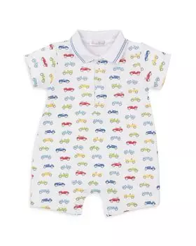 Комбинезон-поло с принтом для мальчиков - Baby Kissy Kissy, мультиколор