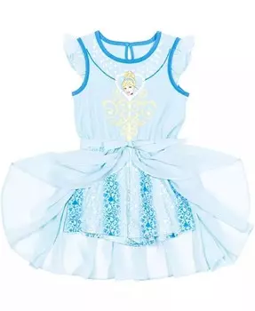 Комбинезон принцессы для девочек с накладной юбкой для малышей , Детский Disney, желтый