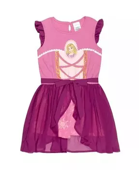 Комбинезон принцессы для девочек с накладной юбкой для малышей , Детский Disney, розовый