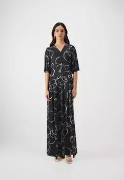 Комбинезон PRINTED KARL LAGERFELD, черный