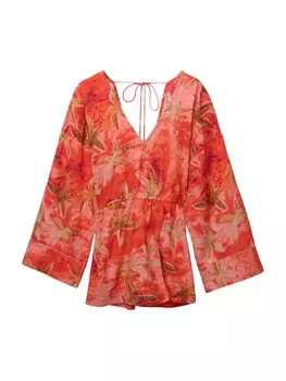 Комбинезон Pull&Bear, цвет Red/Pastel red