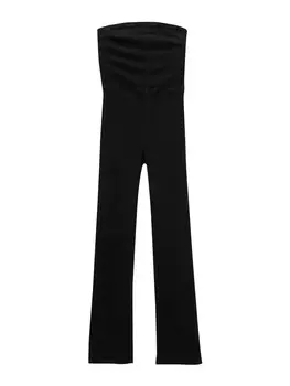 Комбинезон Pull&Bear Jumpsuit, черный