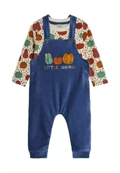 Комбинезон PUMPKIN APPLIQUE SET- REGULAR FIT JoJo Maman Bb, синий