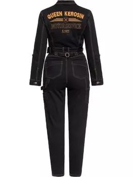 Комбинезон Queen Kerosin, черный