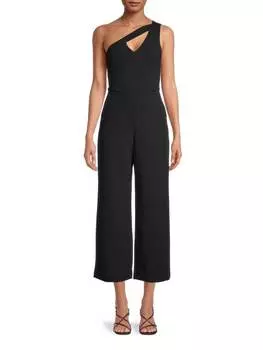 Комбинезон Rachel Roy с вырезом на одно плечо, черный