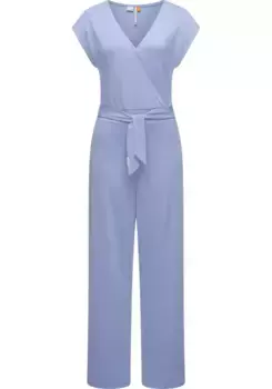 Комбинезон Ragwear "Goldea", длинный женский комбинезон с завязывающимся поясом, синий