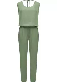 Комбинезон Ragwear "Noveel", шикарный, длинный женский комбинезон с завязками, зеленый