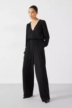 Комбинезон Raye из джерси Hush, черный