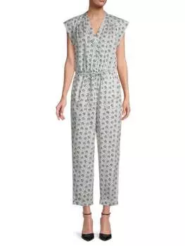 Комбинезон Rebecca Minkoff с кулиской и принтом vera, мультиколор