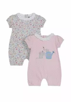 Комбинезон REGULAR FIT - 2-PACK BRODERIE COLLAR JoJo Maman Bb, фуксия