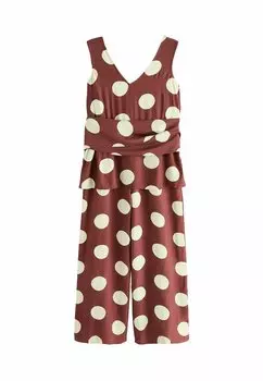 Комбинезон REGULAR FIT V-NECK Next, коричневый