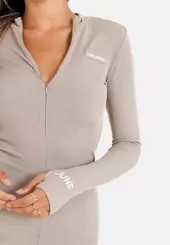 Комбинезон RIBBED Sixth June, бежевый