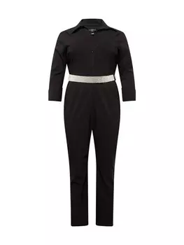 Комбинезон River Island Plus Jumpsuit, черный