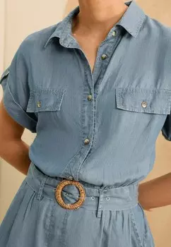 Комбинезон ROLL SLEEVE, REGULAR FIT Love & Roses, синий