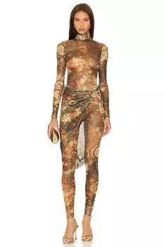 Комбинезон Ronny Kobo Kayden Catsuit, цвет Bronze Combo