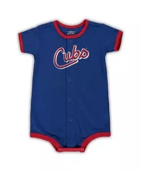 Комбинезон Royal Chicago Cubs Power Hitter для мальчиков и девочек для новорожденных Outerstuff, синий