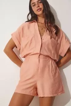 Комбинезон - Розовый - Классический крой Happiness stanbul, розовый