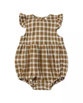 Комбинезон Rylee + Cru Collective Amelia из льняной смеси, коричневый