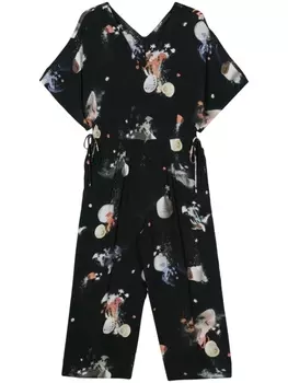 Комбинезон с абстрактным принтом Bimba y Lola, черный