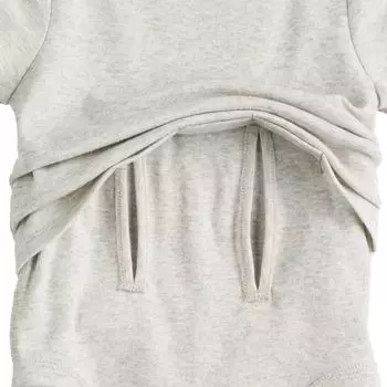 Комбинезон с адаптивным доступом в брюшную полость для девочек 4–12 лет Jumping Beans Jumping Beans, серый