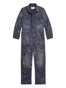 Комбинезон с эффектом краски Ralph Lauren RRL, синий