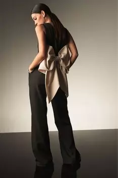 Комбинезон с бантом на спине Next, черный