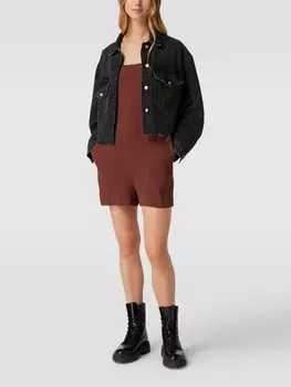 Комбинезон с боковыми карманами Review, шоколадно-коричневый