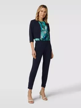 Комбинезон с цветочным узором Vera Mont, бирюзовый